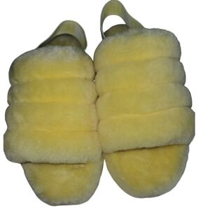 Women's UGG Fluff Yeah Slide Neon